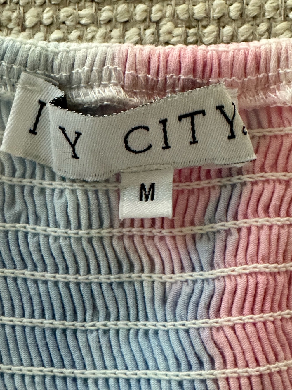 Ivy City Co Tie-Dye Midi Dress - Pink & Light Blue PERFECT FOR GENDER REVEAL! - Picture 6 of 8